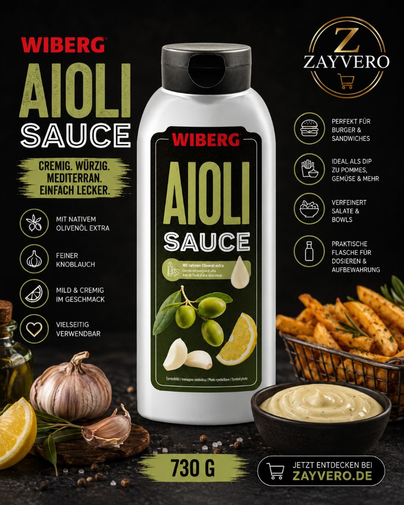 WIBERG WIBERG | Aioli Sauce | 730 g Produktbild