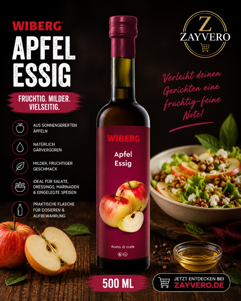 WIBERG WIBERG | Apfel-Essig | 500 Milliliter Produktbild