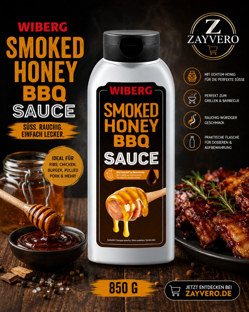 WIBERG WIBERG | Smoked Honey BBQ Sauce | 850 g Produktbild
